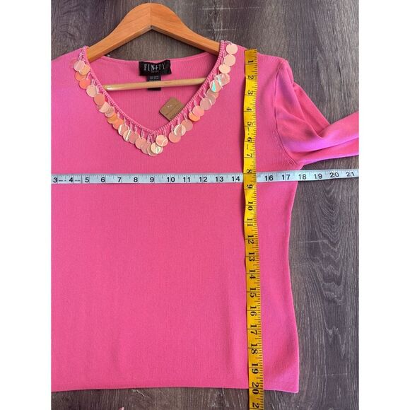 Vintage y2k finity sequin embellished ribbed top - Picture 5 of 9